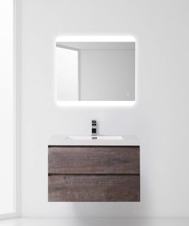 Тумба под раковину BelBagno подвесная Stone 80x50см LUCE-800-2C-SO-PT